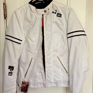 Women’s White Ducati jacket sz small